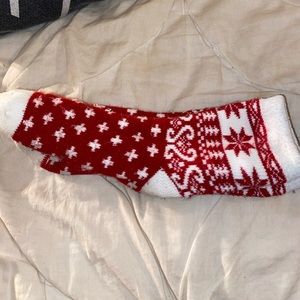 Fuzzy cabin socks